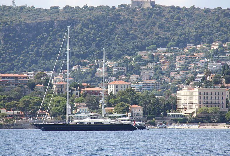 a boat on the water aboard ATMOSPHERE Yacht for Sale