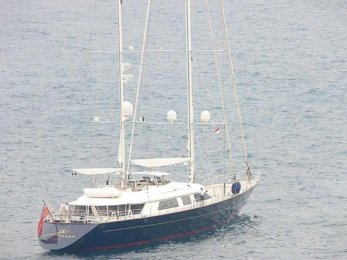 a boat in the water aboard ATMOSPHERE Yacht for Sale