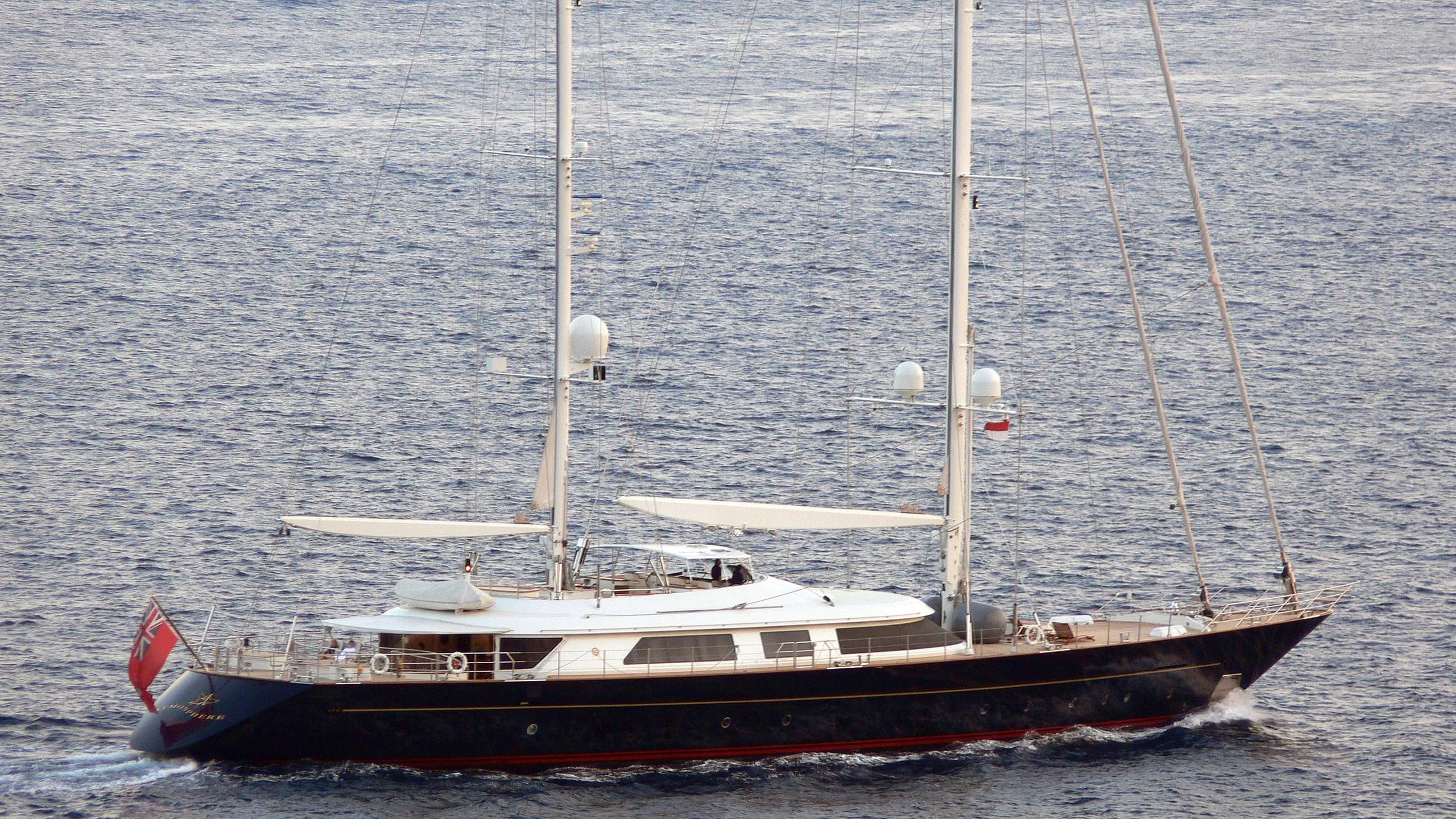 a boat in the water aboard ATMOSPHERE Yacht for Sale