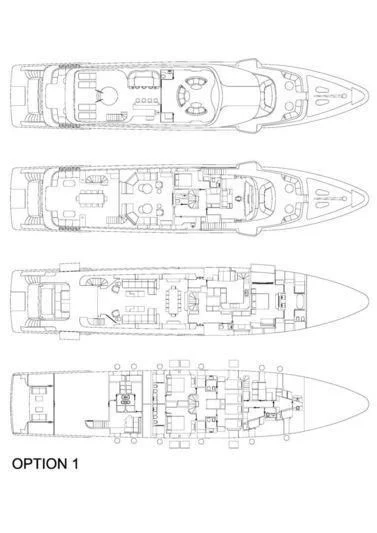 diagram aboard C'EST LA VIE Yacht for Sale