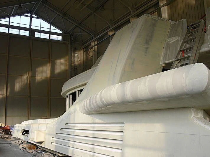 a machine in a factory aboard ACTA Yacht for Charter