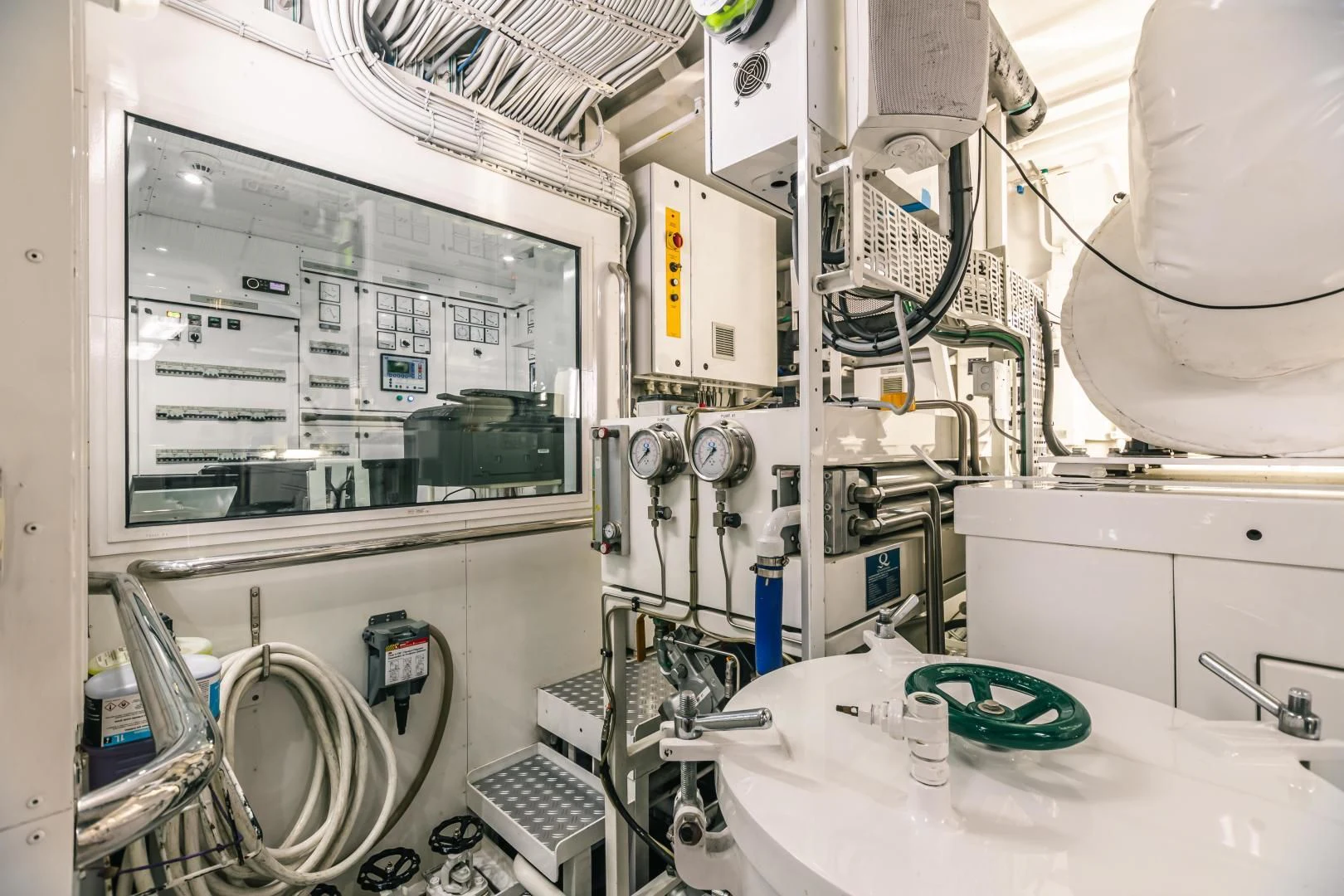 a room with medical equipment aboard ACTA Yacht for Charter