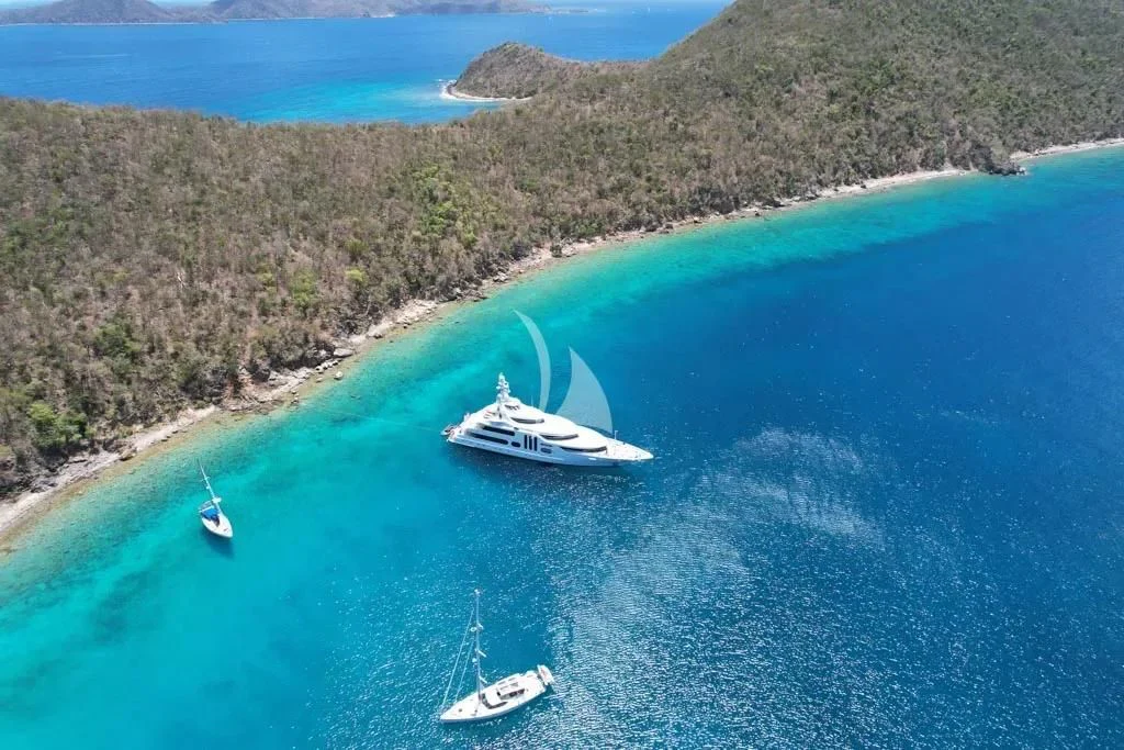 a group of boats in the water aboard ACTA Yacht for Charter