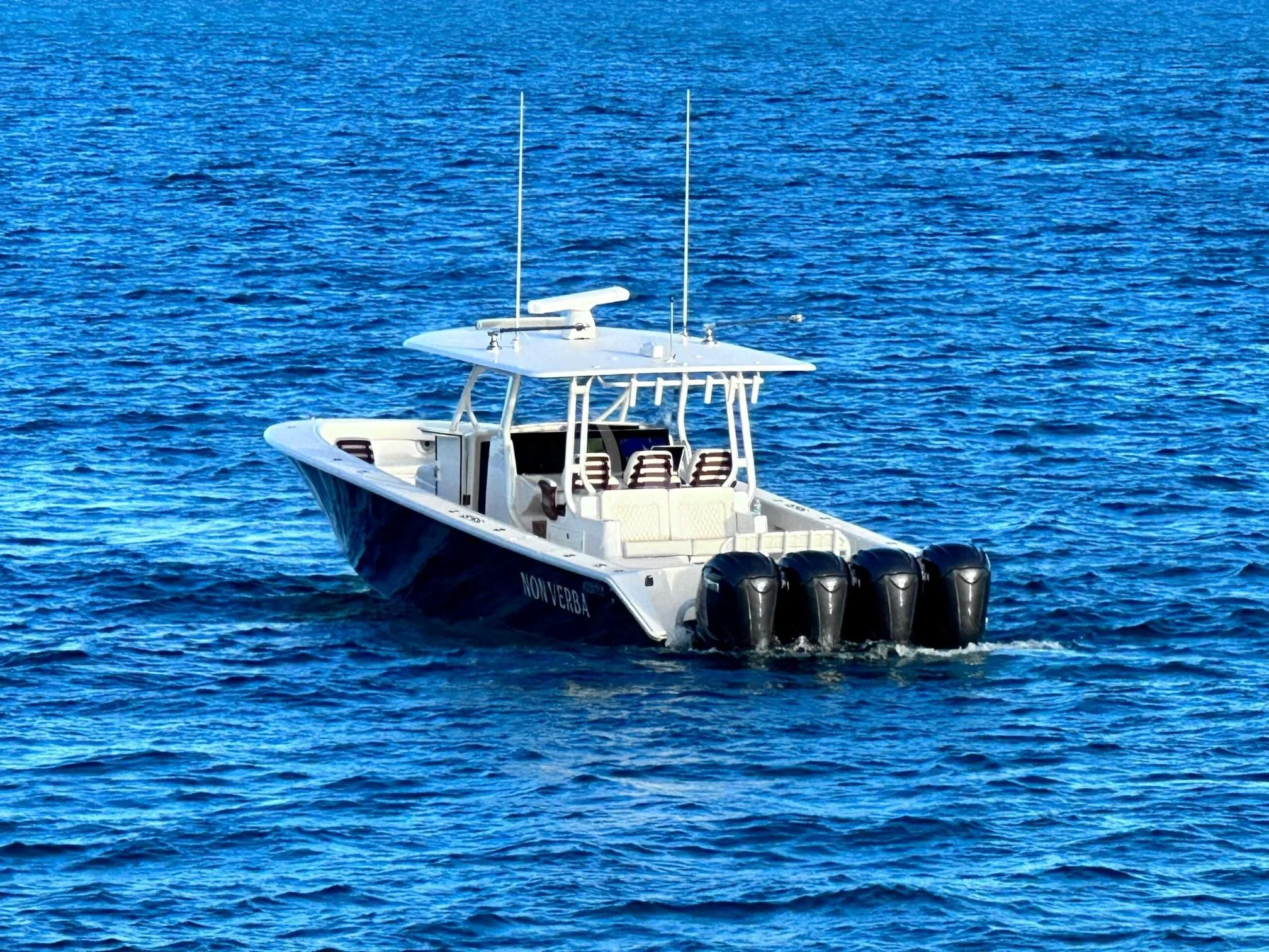 a boat in the water aboard ACTA Yacht for Charter