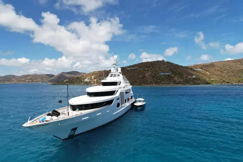 a boat in the water aboard ACTA Yacht for Charter