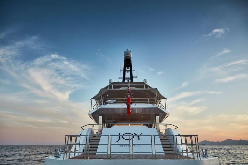 a boat on the water aboard JOY Yacht for Sale