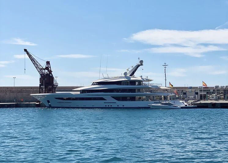a boat in the water aboard JOY Yacht for Sale