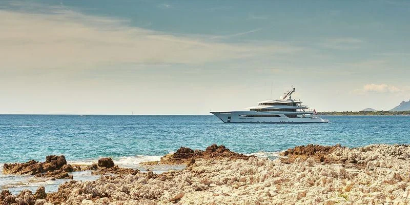 a boat on the water aboard JOY Yacht for Sale