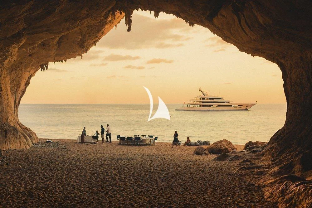 a boat in the water aboard JOY Yacht for Sale