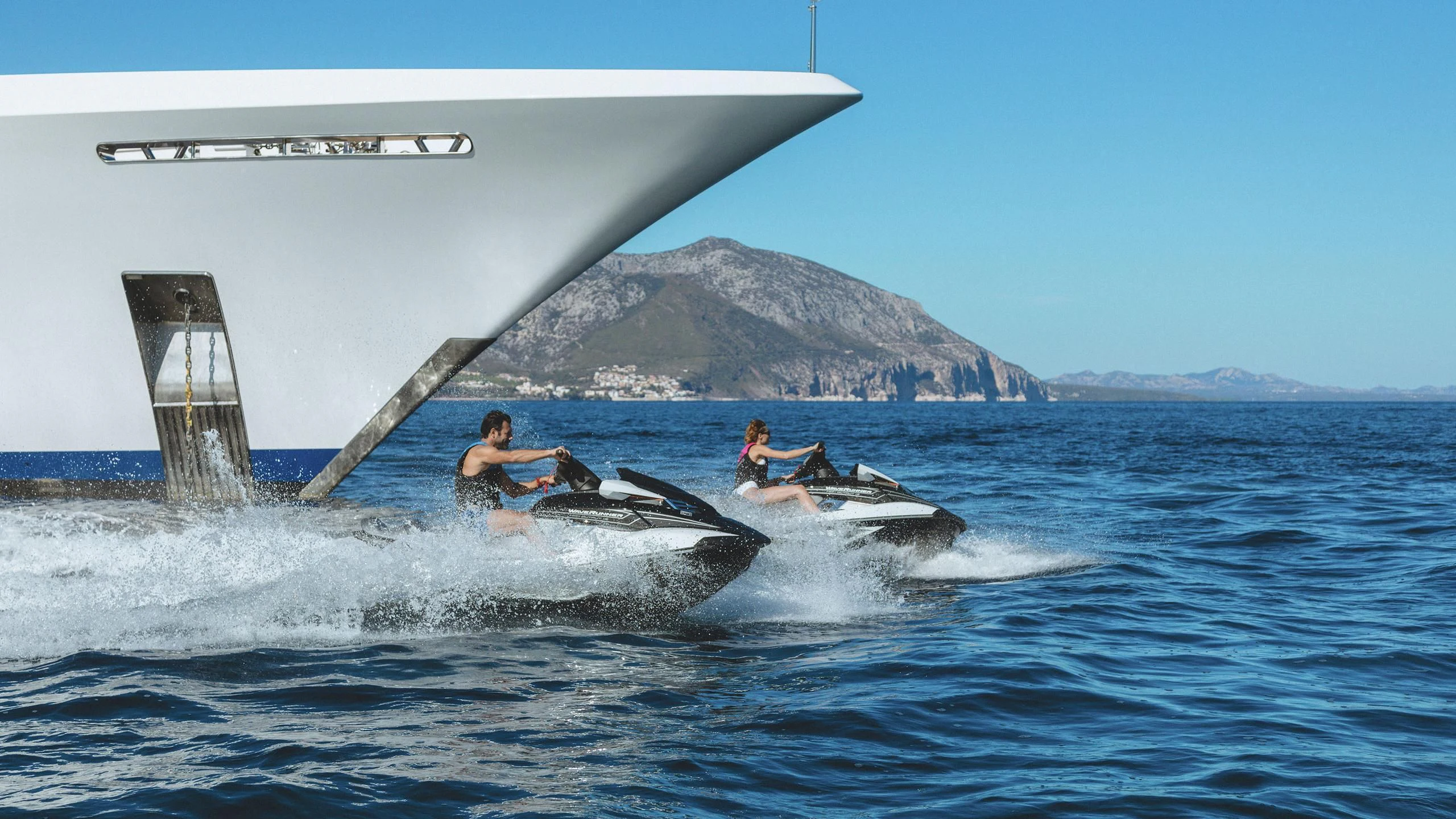 a group of people on a boat aboard JOY Yacht for Sale