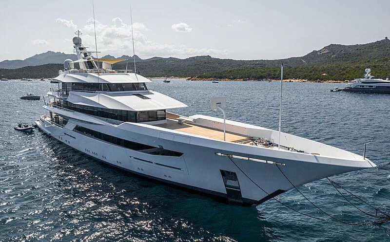 a boat in the water aboard JOY Yacht for Sale