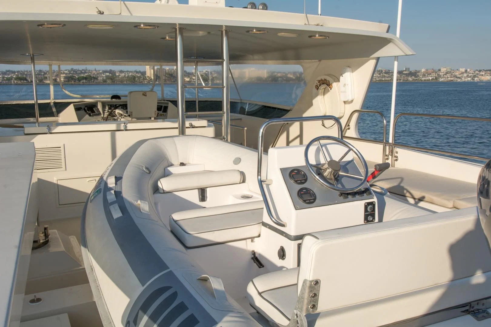 a boat on the water aboard WHISKEY DAWN Yacht for Sale