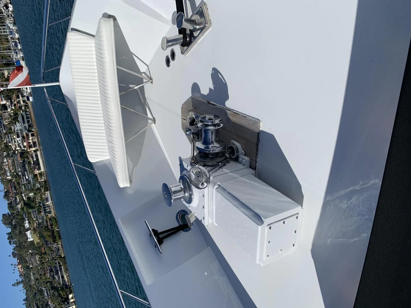 a satellite in the sky aboard WHISKEY DAWN Yacht for Sale