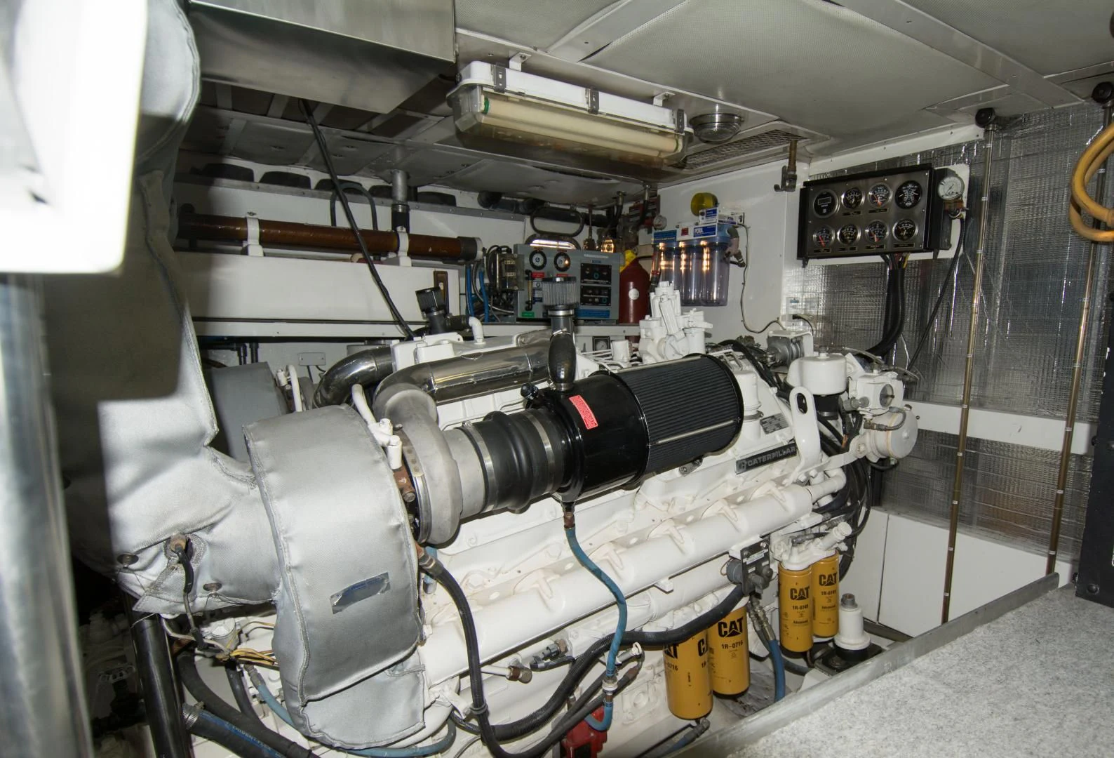 a machine in a room aboard WHISKEY DAWN Yacht for Sale