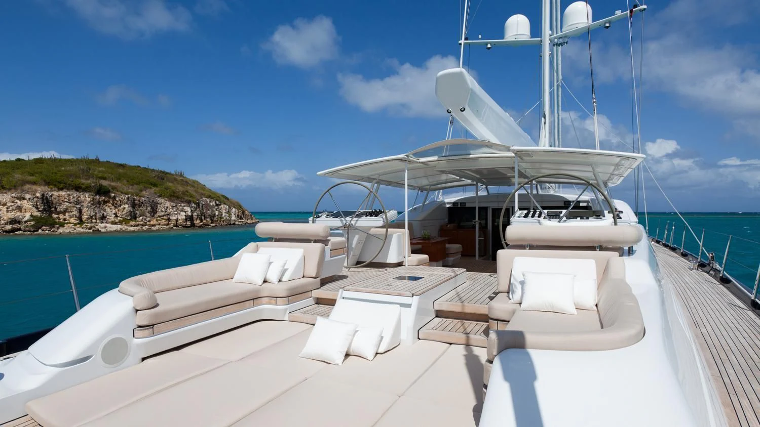 a boat on a body of water aboard GUILLEMOT Yacht for Sale