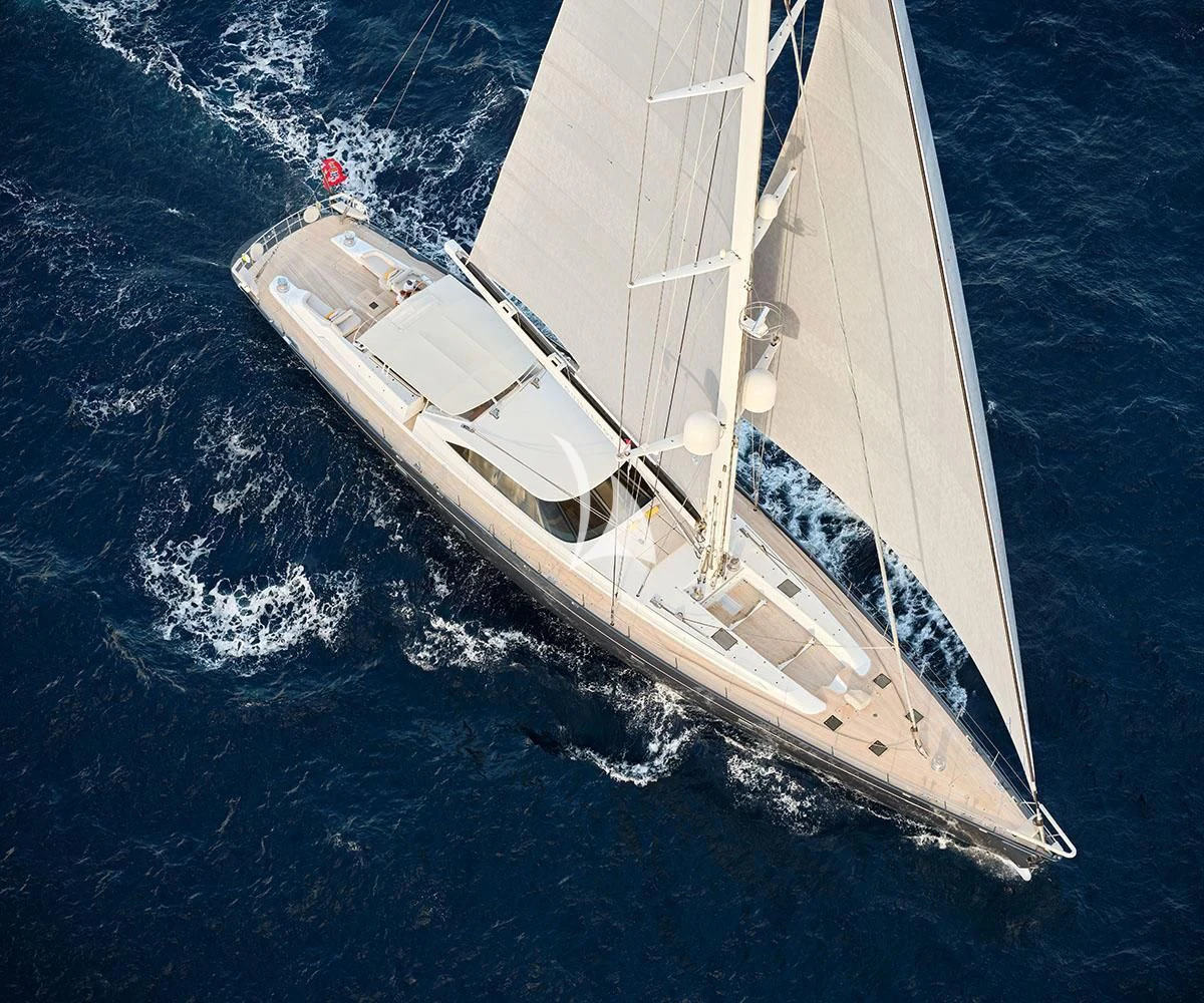 a boat on the water aboard GUILLEMOT Yacht for Sale