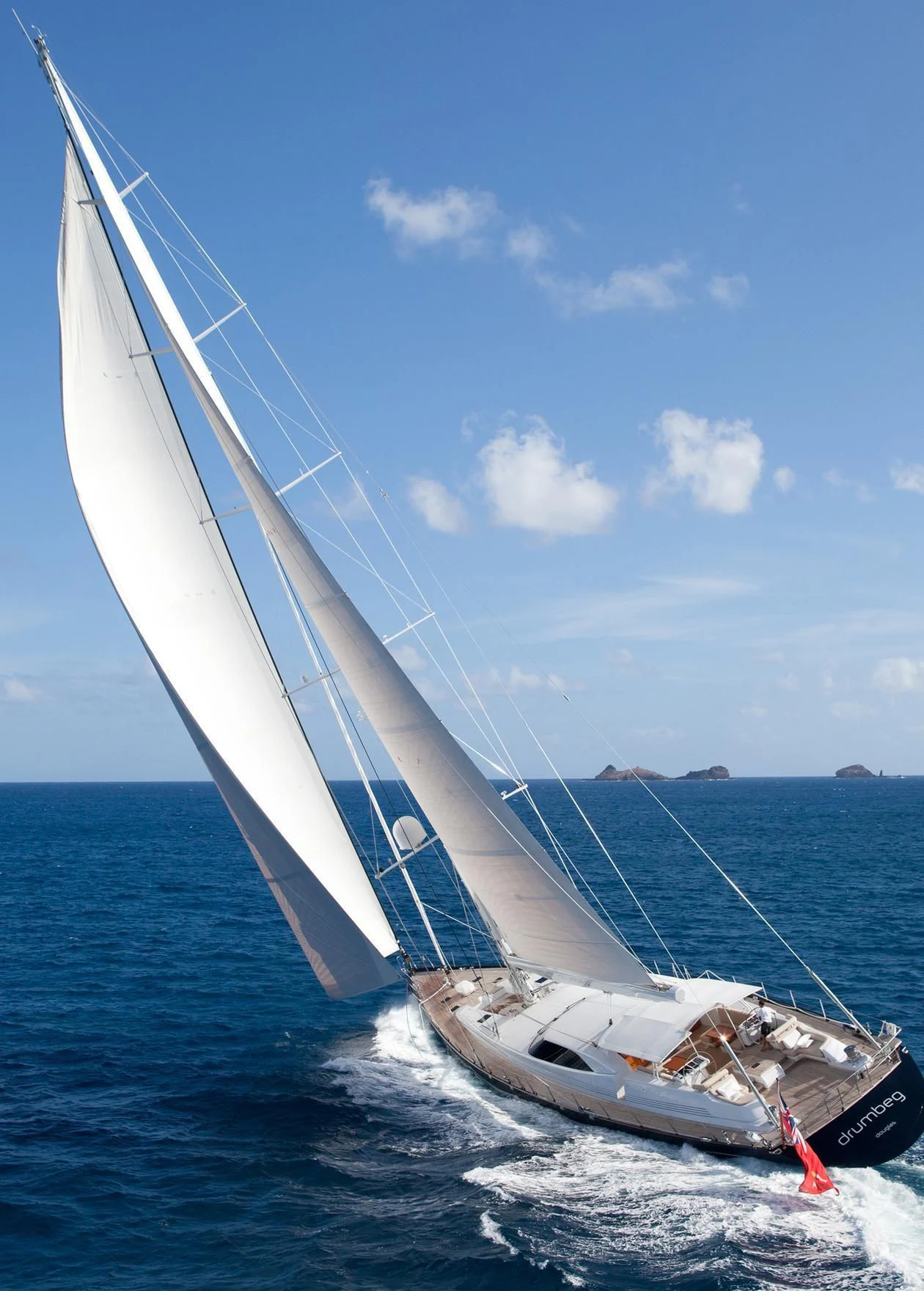 a boat on the water aboard GUILLEMOT Yacht for Sale
