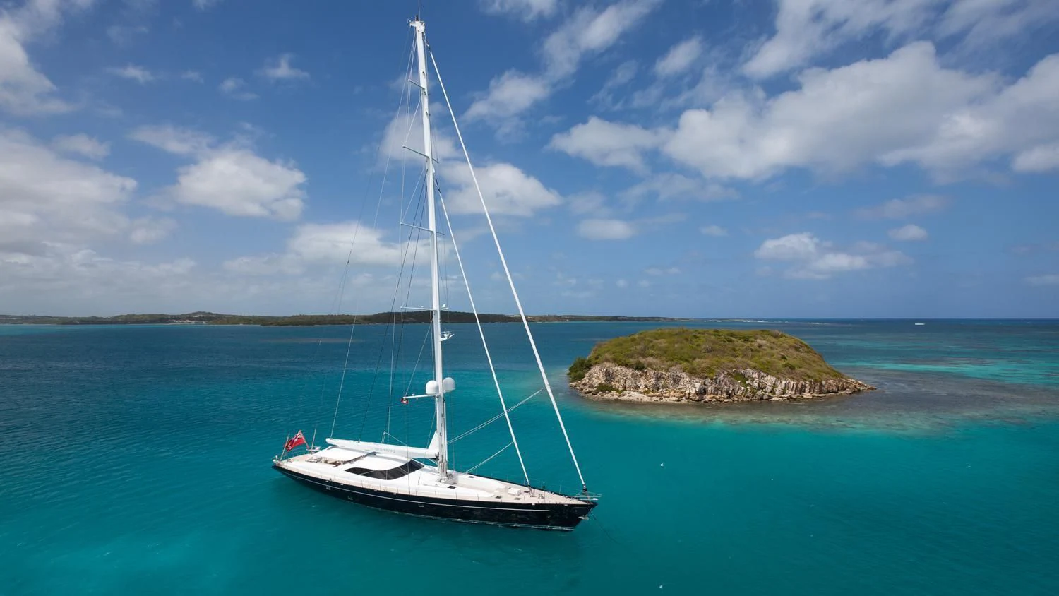 a sailboat on the water aboard GUILLEMOT Yacht for Sale