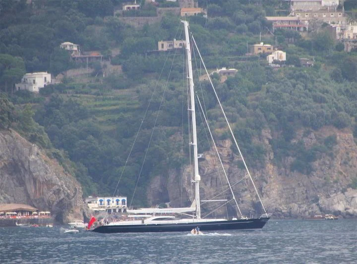 a sailboat on the water aboard GUILLEMOT Yacht for Sale