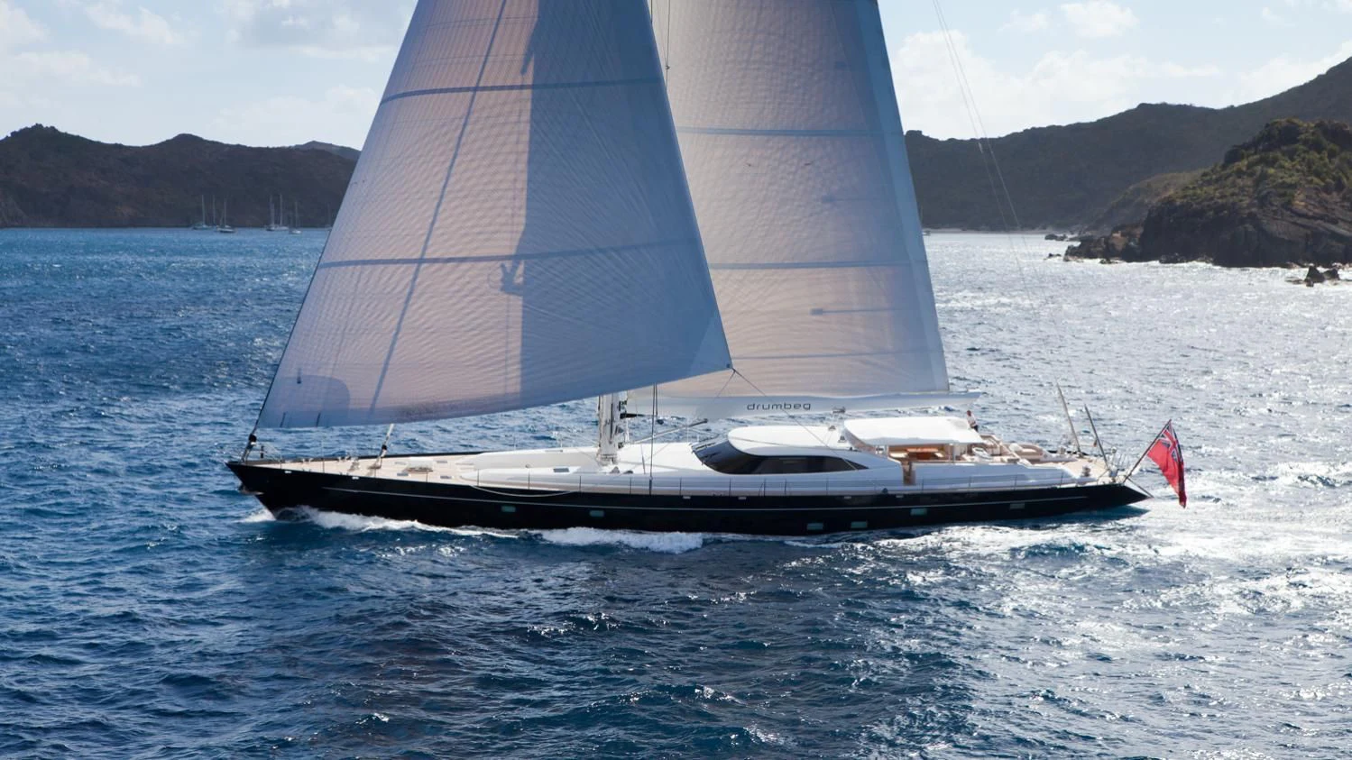 a boat on the water aboard GUILLEMOT Yacht for Sale