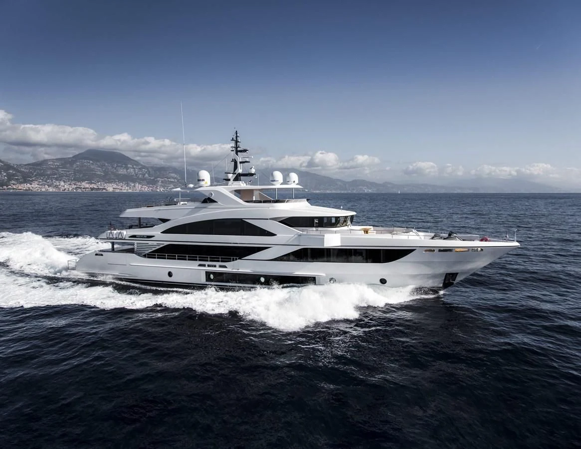 a boat on the water aboard MAJESTY 155 Yacht for Sale