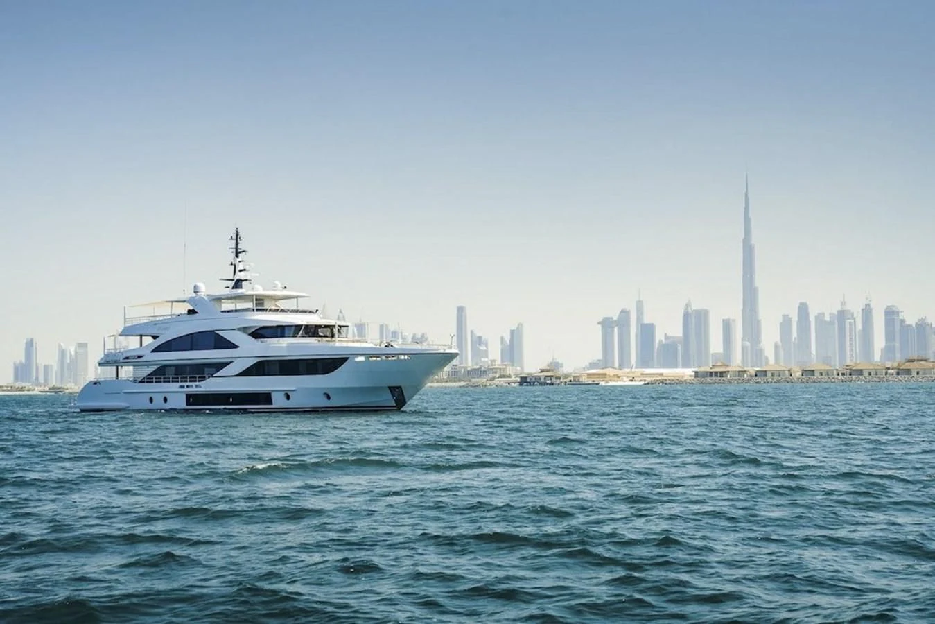 a boat in the water aboard MAJESTY 155 Yacht for Sale