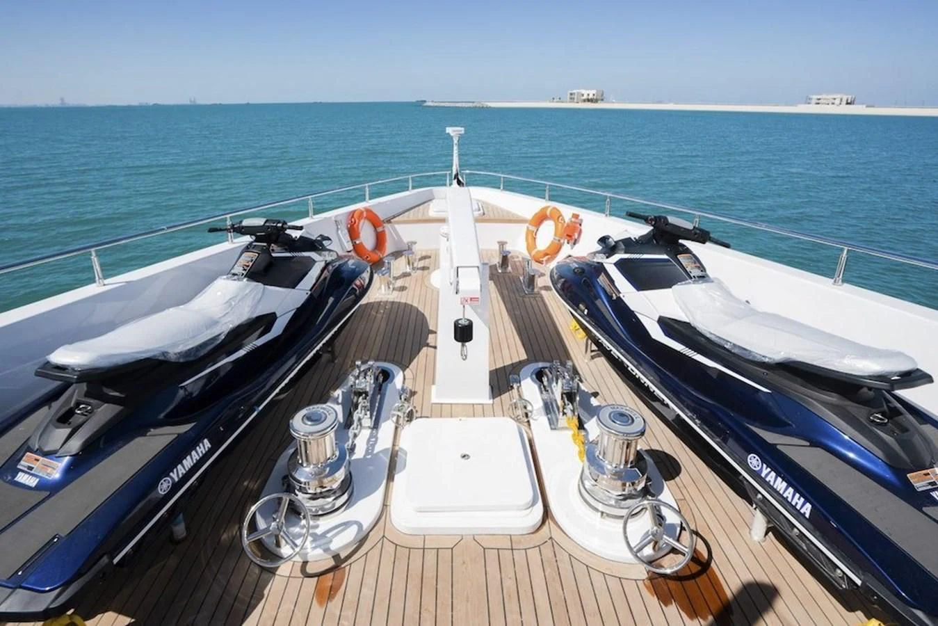 a boat on the water aboard MAJESTY 155 Yacht for Sale