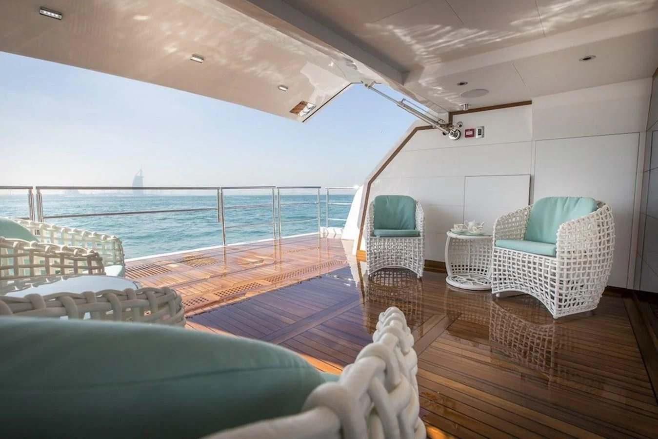 a boat on the water aboard MAJESTY 155 Yacht for Sale