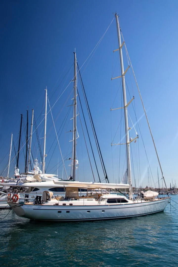 a boat on the water aboard WAVELENGTH Yacht for Sale