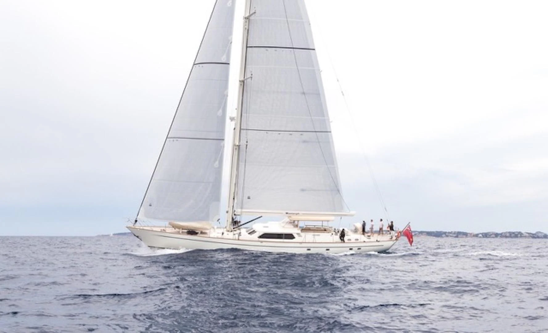 a sailboat on the water aboard WAVELENGTH Yacht for Sale