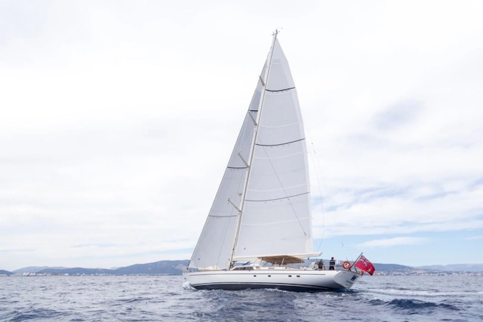 a sailboat on the water aboard WAVELENGTH Yacht for Sale