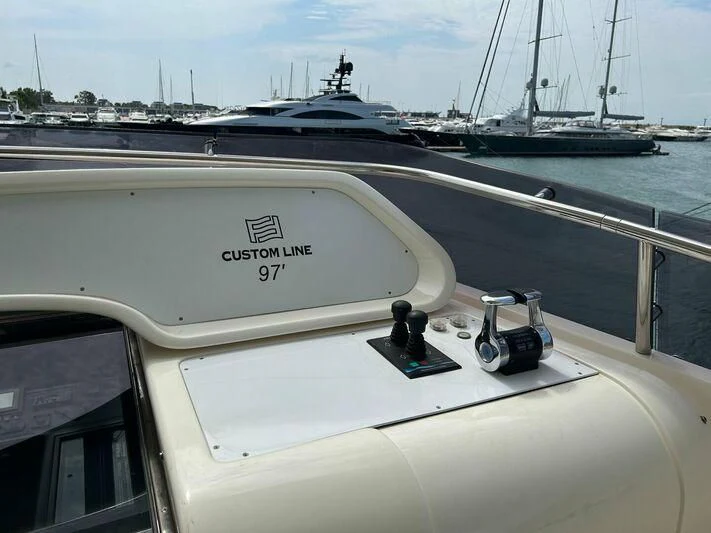 a boat on the water aboard WATCH ME Yacht for Charter