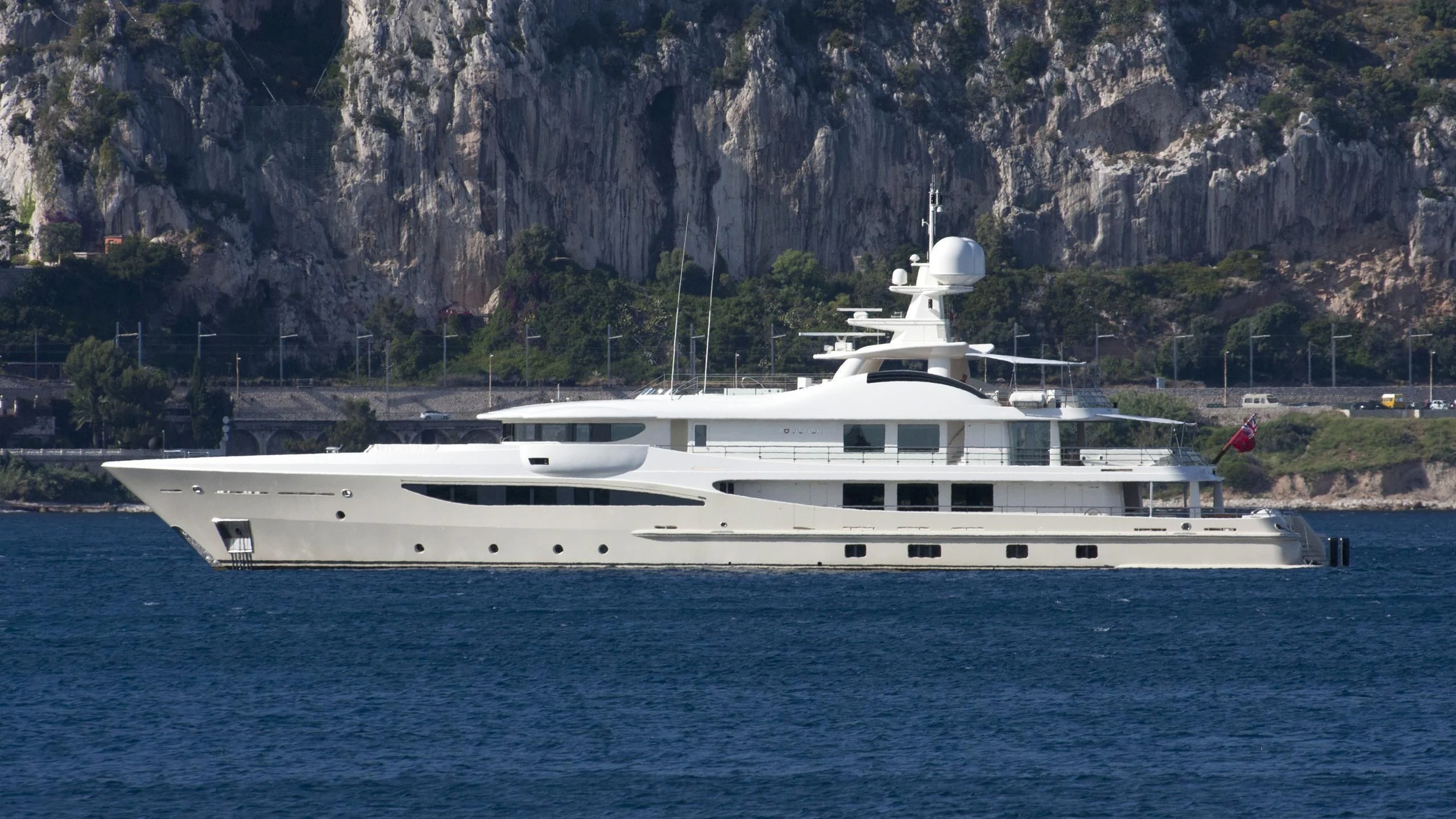 a boat on the water aboard GRACE (YET) Yacht for Sale
