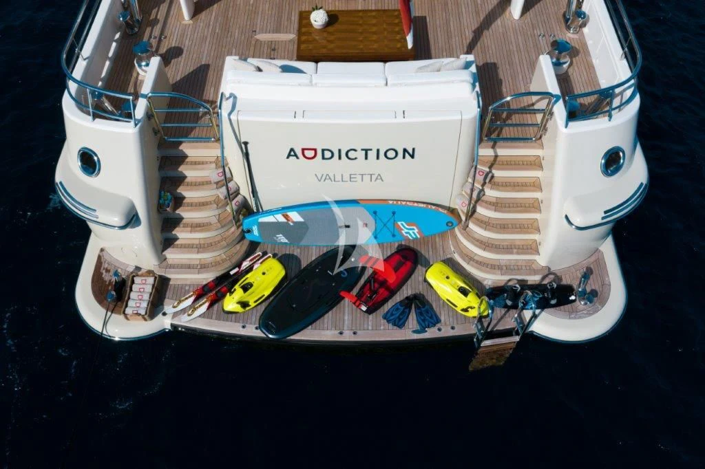 a white machine with wires and tools aboard GRACE (YET) Yacht for Sale