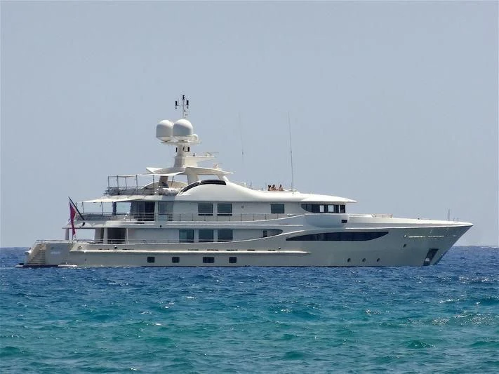 a boat in the water aboard GRACE (YET) Yacht for Sale