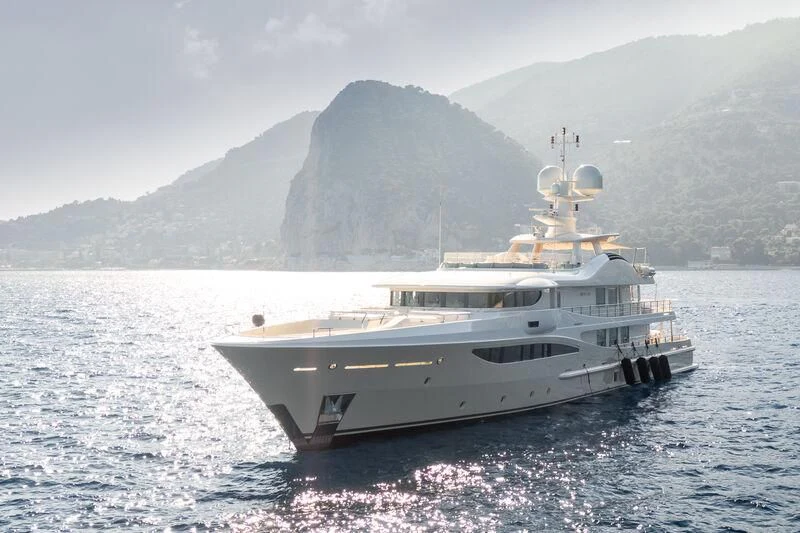 a boat in the water aboard GRACE (YET) Yacht for Sale