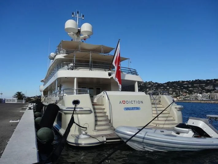 a boat on the water aboard GRACE (YET) Yacht for Sale