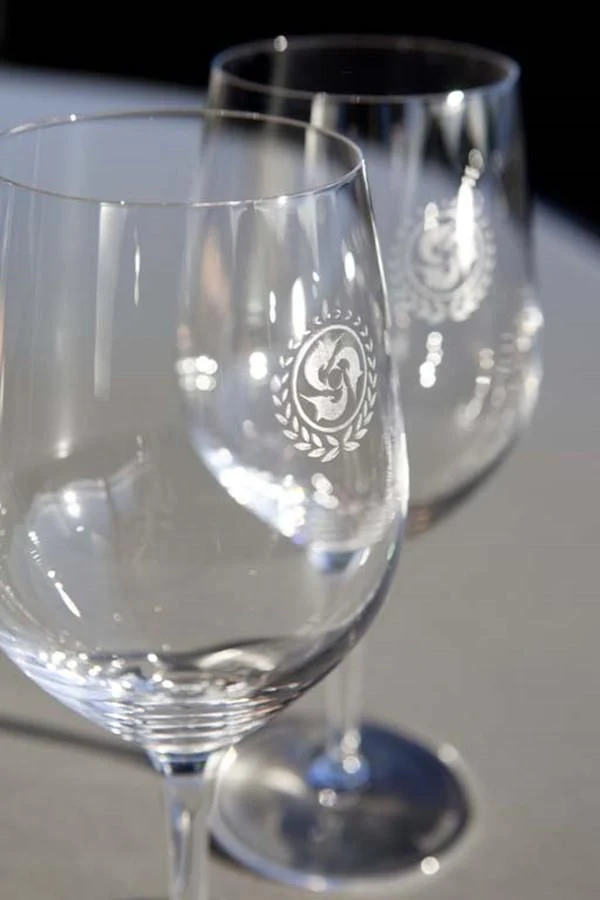a glass of water aboard PACIFIC HQ Yacht for Sale