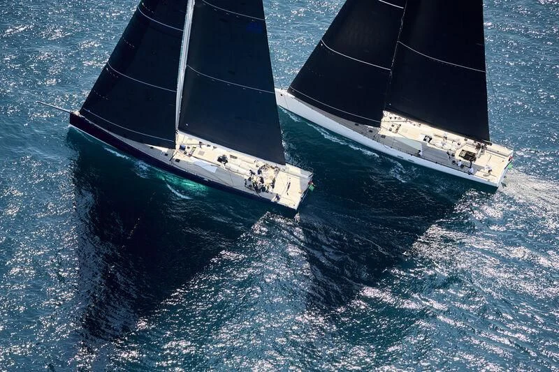 a boat on the water aboard GALATEIA Yacht for Sale