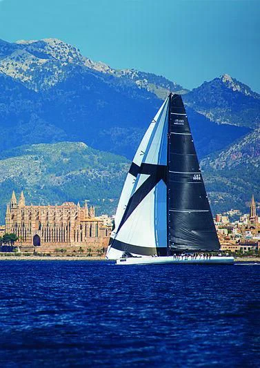 a sailboat on the water aboard GALATEIA Yacht for Sale