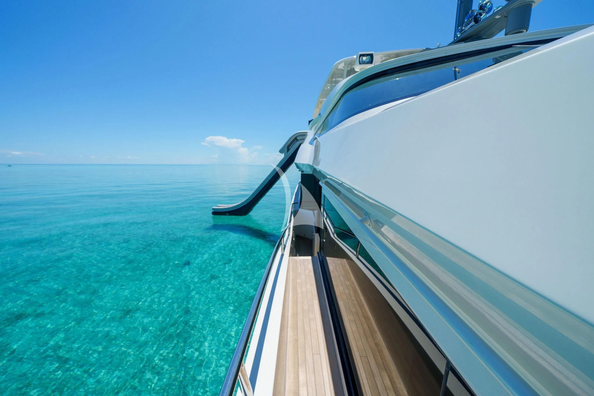 a boat on the water aboard BLACK SHEEP Yacht for Sale