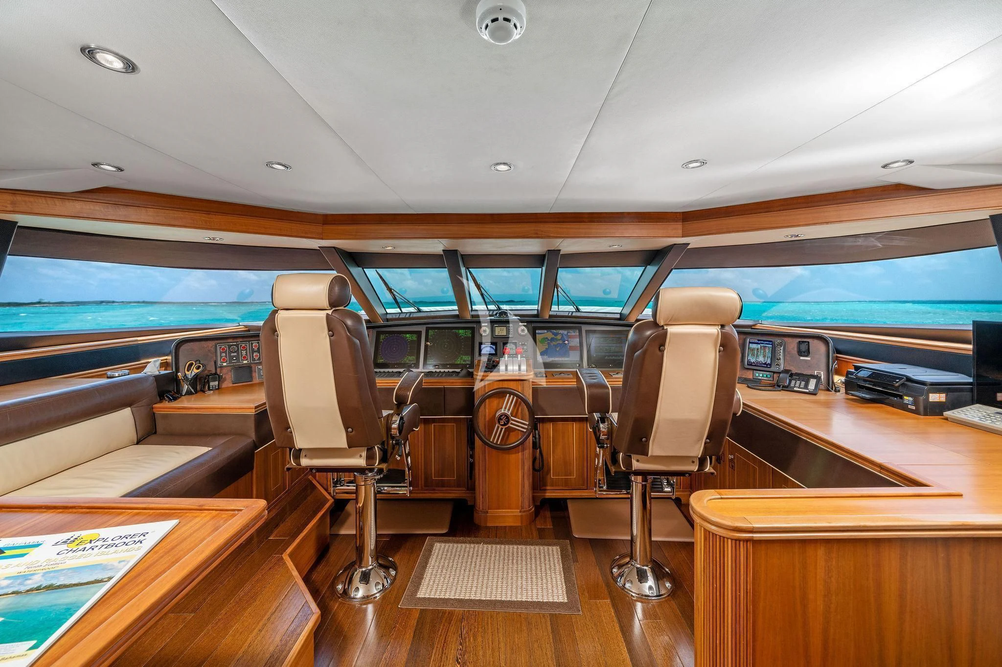 inside of a vehicle aboard BLACK SHEEP Yacht for Sale
