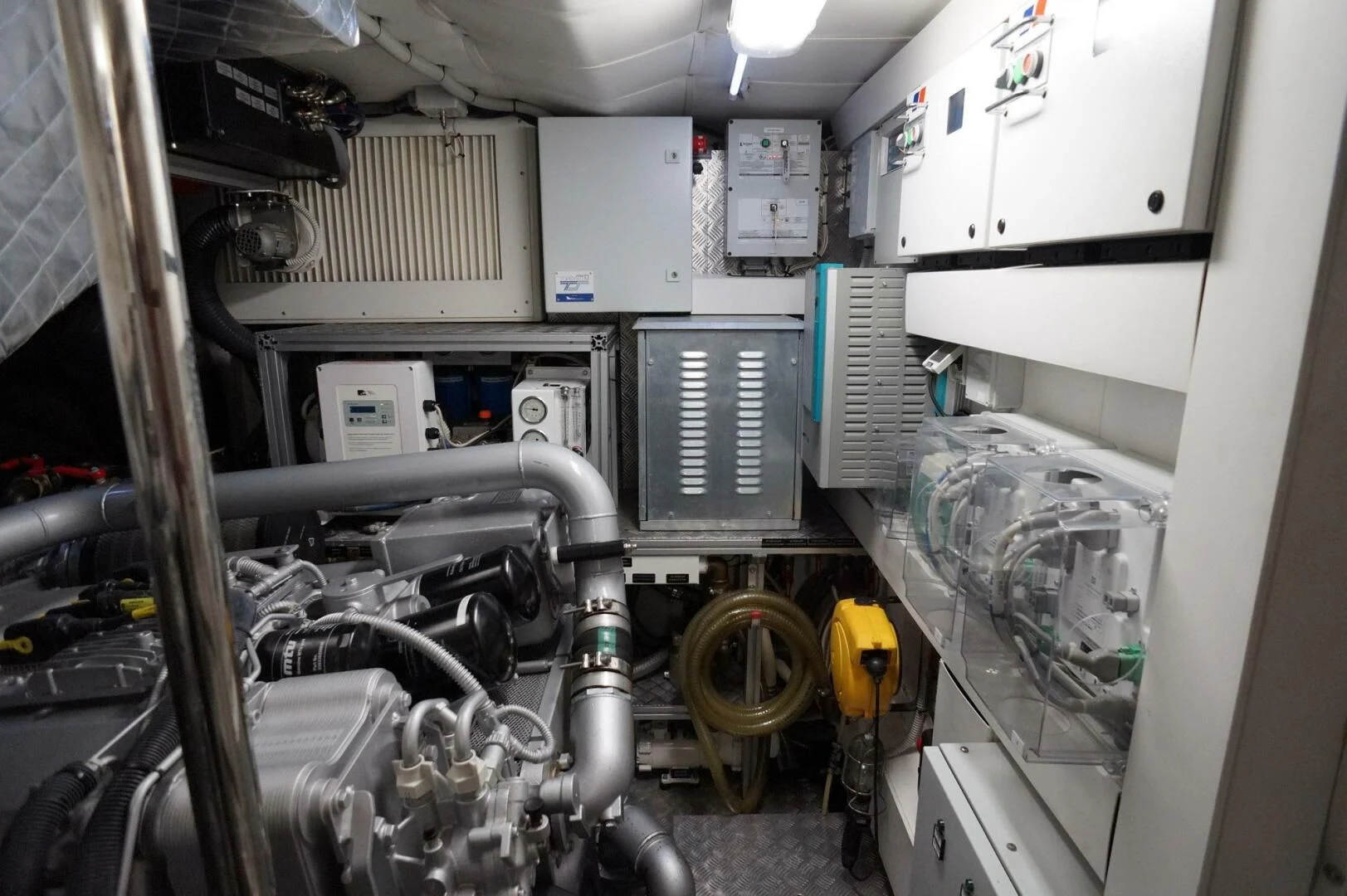 a machine in a room aboard THE OFFICE Yacht for Sale