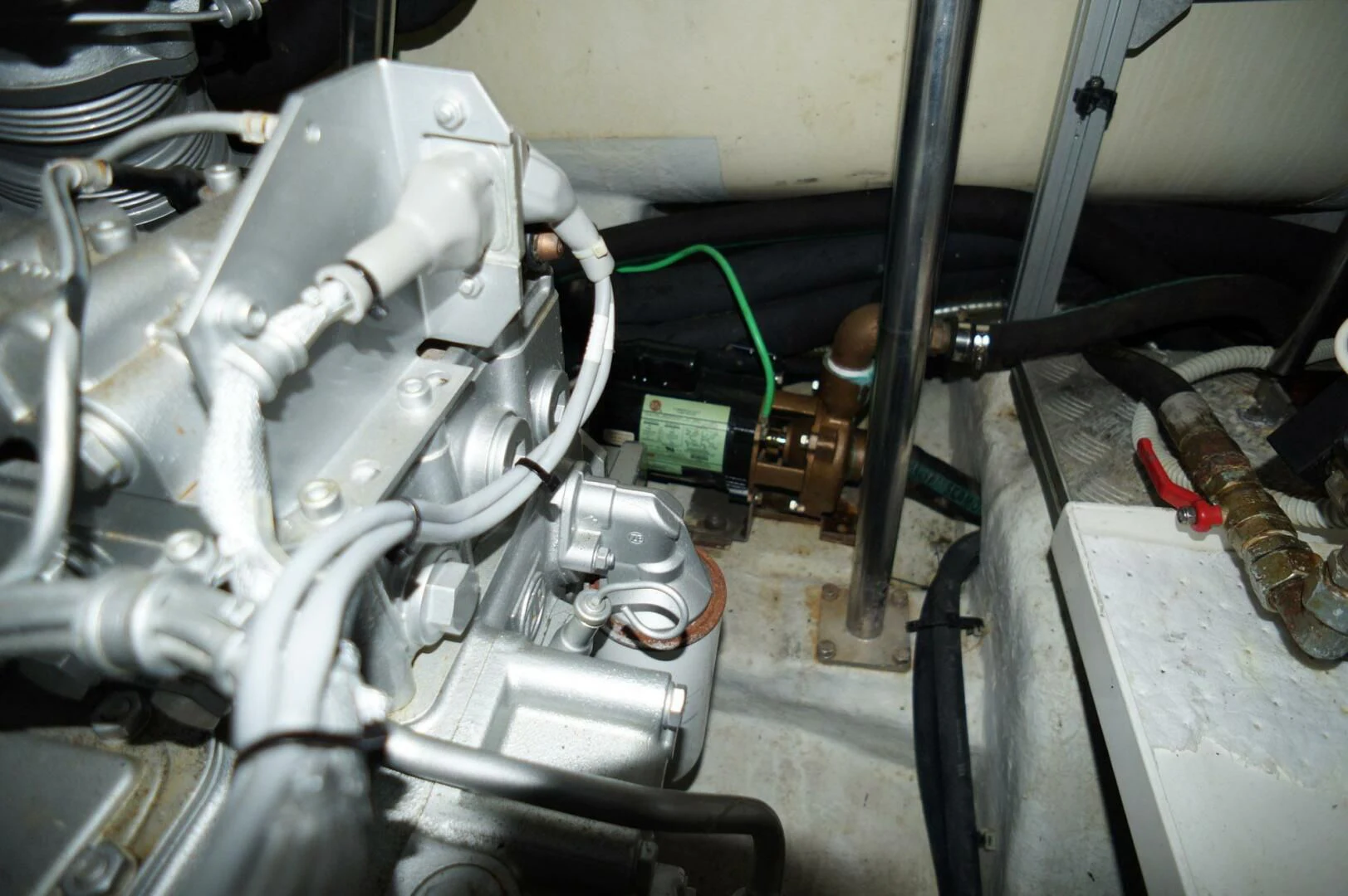 a machine with wires aboard THE OFFICE Yacht for Sale