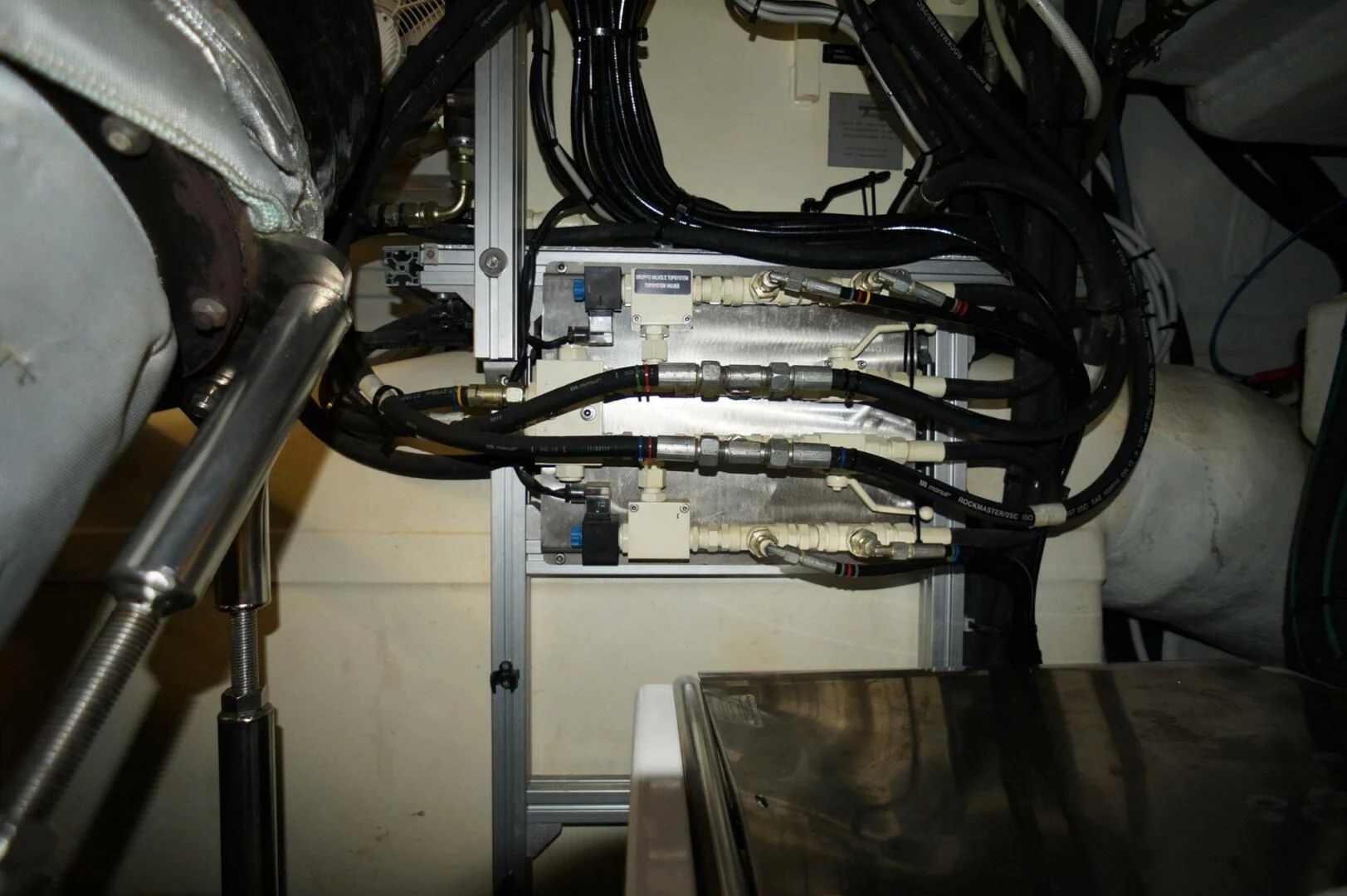 a close-up of a machine aboard THE OFFICE Yacht for Sale