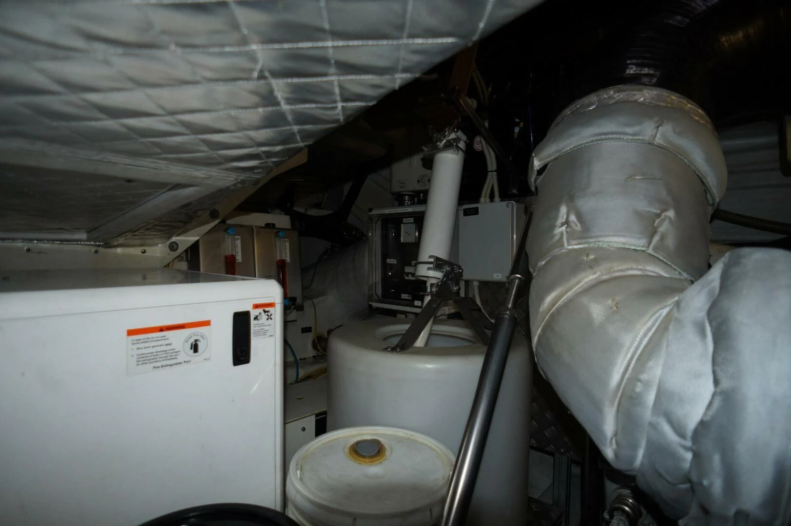 a close-up of a machine aboard THE OFFICE Yacht for Sale