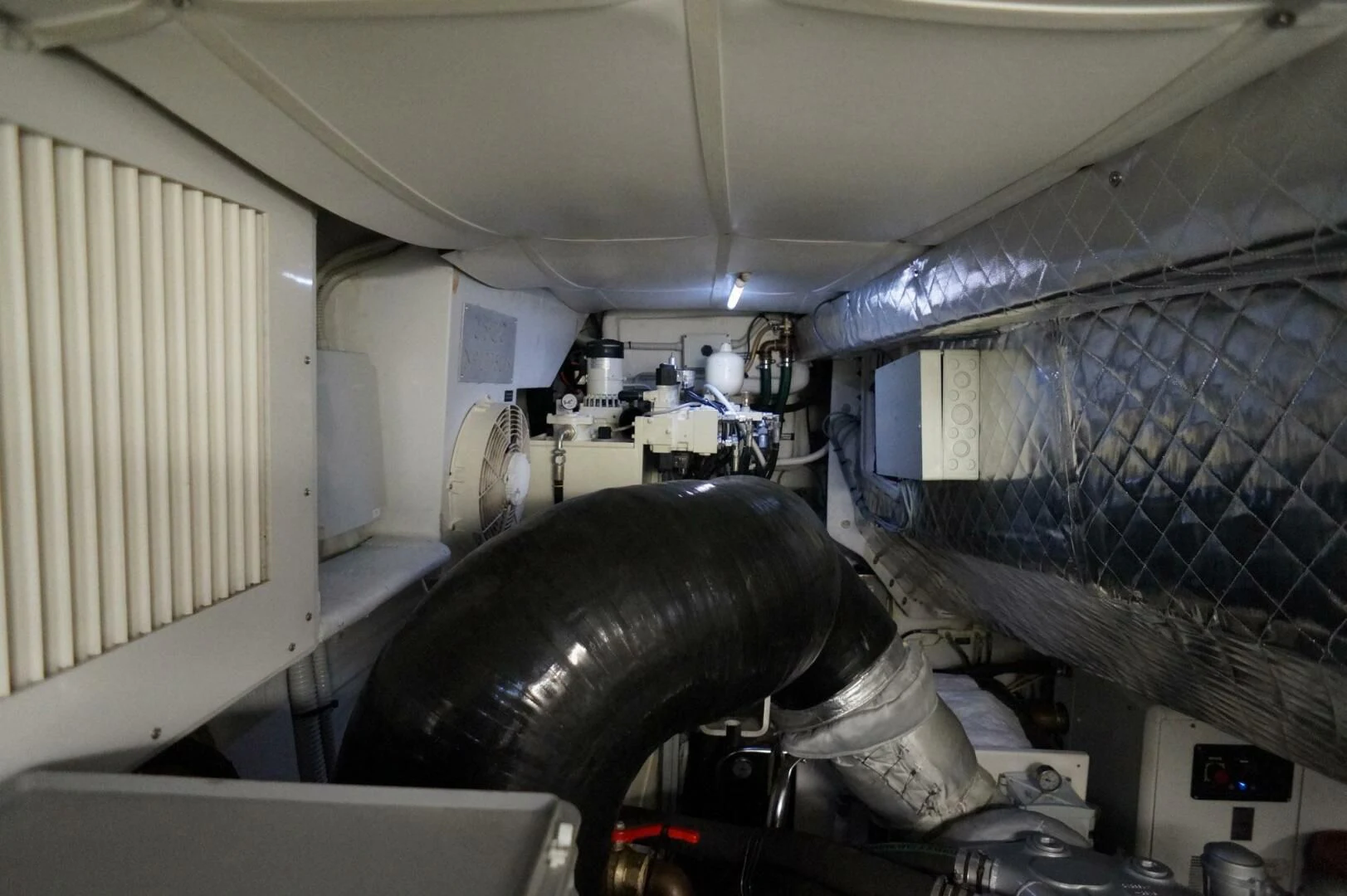 a large metal object in a factory aboard THE OFFICE Yacht for Sale