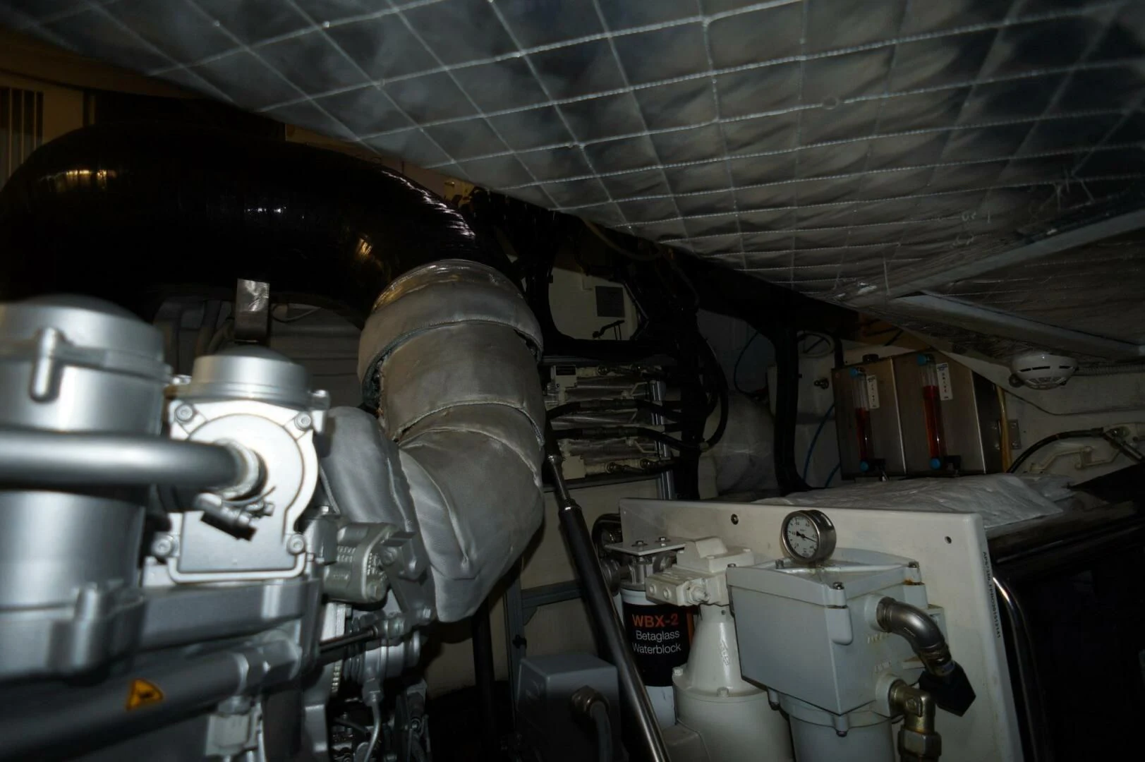a large metal machine aboard THE OFFICE Yacht for Sale