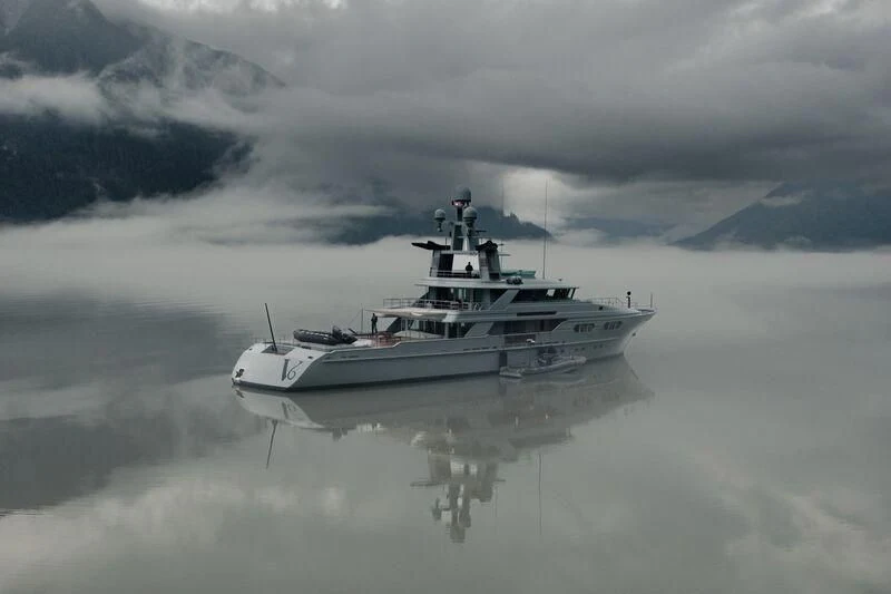 a boat on the water aboard V6 Yacht for Sale