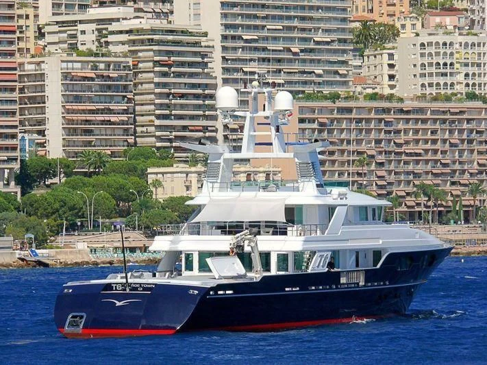 a boat on the water aboard V6 Yacht for Sale
